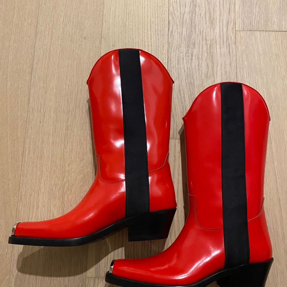 NEW CK205W39NYC Metal Toe Spazzola Boots